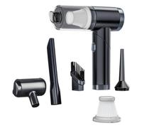 Ujjdwiurgh Aspiradora de Mano y Plumero de Aire Comprimido Aspiradora de Mano Mini Aspiradora Plegable InaláMbrica Plumero de Aire Recargable