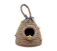 Ujjdwiurgh Bandeja colgante de abeja escalonada, bonita decoración hecha a mano, decoración de panal de abeja, adorno de fiesta temática de abeja para granja