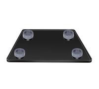 Ujjdwiurgh Bandeja de goteo para nevera pequeña de silicona de 24 x 24 x 0.8 pulgadas con 4 bases elevadoras debajo del refrigerador