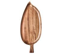 Ujjdwiurgh Bandeja Madera Forma Hoja Bandeja para el Té de la Tarde Bandeja para Sushi Occidental Bandeja para Postres y Frutas Bandeja para Comida Bandeja Madera Resistente Al Agua Grande