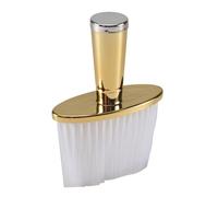 Ujjdwiurgh Barber NeCk - Cepillo de limpieza facial para cortar el cabello, cepillos de barrido, limpiador de barbero, herramienta AccESSories color dorado