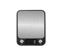 Ujjdwiurgh BáScula de Cocina 15 Kg Que Pesa Alimentos Balanza de Café BáScula Digital ElectróNica Inteligente Acero Inoxidable para Cocinar y Hornear-A