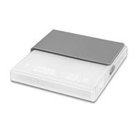 Ujjdwiurgh Báscula Electrónica Personal para Café Báscula de Café Doméstica Báscula de Cronógrafo de Peso de Gramo Báscula de Cocina Mini Impermeable,A