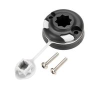 Ujjdwiurgh Base multifuncional para caña de pescar, base redonda grande, soporte de base de ocho agujeros de estrella