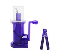 Ujjdwiurgh Bobina de herramientas para tejer pulseras artesanales, máquina de tejer para manualidades, ABS, de acero inoxidable, operada a mano, máquina de tejer