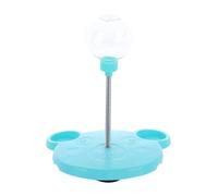 Ujjdwiurgh Bola de comida interactiva para interiores, juguete interactivo para mascotas, suministros para gatos, color azul