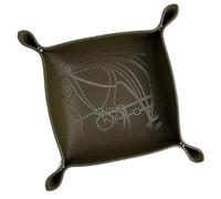 Ujjdwiurgh Bolsa de almacenamiento hueca de cabeza de caballo para collares y pulseras, bandeja de almacenamiento de lujo hueca para joyas y accesorios, llavero organizador de pulseras D