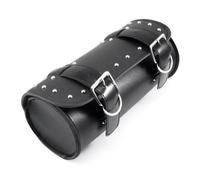 Ujjdwiurgh Bolsa de herramientas universal de piel sintética para motocicleta, horquilla delantera, manubrio, bolsa de almacenamiento trasero de carreras