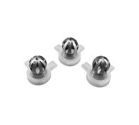 Ujjdwiurgh Boquillas con forma de pétalos de flores, 3 piezas de accesorios de repuesto para máquinas de helado suave, piezas de repuesto