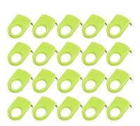 Ujjdwiurgh Broches de cerveza, clips para botellas de cóctel, soporte para botellas, clips de plástico para bebidas, vasos para cumpleaños, bodas, fiestas, color verde