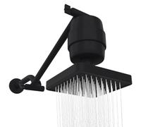 Ujjdwiurgh Cabezales de ducha de lluvia de alta presión con cápsula de filtro de etapa y extensión de brazo de ducha ajustable - Filtro de ducha