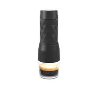 Ujjdwiurgh Cafetera PortáTil MáQuina de Café Expreso Prensa Manual CáPsula Cafetera Molida PortáTil para Viajes y Picnic,Negro
