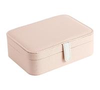 Ujjdwiurgh Caja de almacenamiento de joyas con cierre de cremallera para anillos de pintalabios