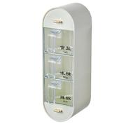 Ujjdwiurgh Caja de Condimentos de Condimentos Botella de Condimentos Pimienta AzúCar Sal Tanque de Almacenamiento Pared C