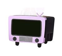 Ujjdwiurgh Caja de PañUelos para TV, Soporte para Caja de PañUelos Creativos Multifuncionales con Ranura para TeléFono MóVil, Soporte para PañUelos para el Hogar A