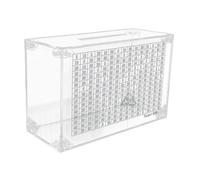 Ujjdwiurgh Caja organizadora de acrílico para decoración del hogar para escuela, oficina, dormitorio, contenedor