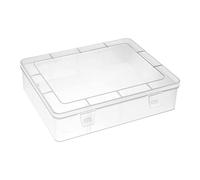 Ujjdwiurgh Caja Organizadora de Cuentas PequeñAs, Cajas de Almacenamiento de PláStico de 13 Piezas, Minicontenedores de Almacenamiento de Cuentas Transparentes con Tapa con Bisagras