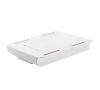 Ujjdwiurgh Cajones de almacenamiento para debajo del escritorio, bandeja autoadhesiva para lápices, organizador de papelería oculta, soporte para organizador de almacenamiento de bolígrafos