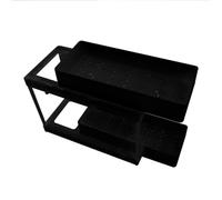 Ujjdwiurgh Cajones Organizadores de Cesta de Gabinete Deslizante, Organizador de Almacenamiento, Organizador de Gabinete de Cocina de BañO, Negro