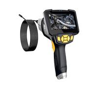 Ujjdwiurgh Cámara de Inspección por Boroscopio para Coche, Endoscopio, Cámara Industrial para Automóvil, 1080P HD, Pantalla IPS de 4,3 Pulgadas, Cable Semirrígido