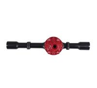 Ujjdwiurgh Carcasa de metal para eje trasero de puente para D12, C14, C24, C24-1, C34, B14, B24, B16, B36, piezas de actualización de coche, color negro