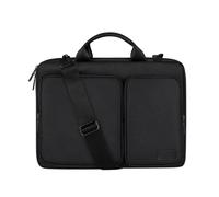 Ujjdwiurgh Carpeta con cremallera con correa de hombro resistente y múltiples bolsillos, para uso escolar en la oficina, para portátiles, 13.3 pulgadas