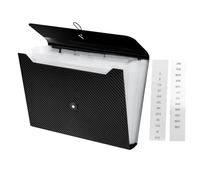 Ujjdwiurgh Carpeta de archivos expansible, organizador de archivos de acordeón de 13 bolsillos, organizador de recibos de papel tamaño carta A4