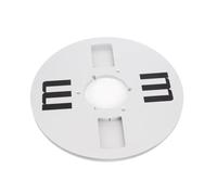 Ujjdwiurgh Carrete de cinta de sonido de 1/4 pulgadas y 10.5 pulgadas, carrete de cinta vacía de aleación de aluminio, 4 agujeros para cintas de 1/4 pulgadas, mejora la calidad del sonido