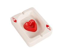 Ujjdwiurgh Cenicero de cartas para decoración del hogar, sala de reuniones, decoración de escritorio, accesorios simples para fumar, piezas de decoración