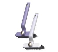 Ujjdwiurgh Cepillo de Limpieza de Grietas Giratorio MultifuncióN, Cepillo de Limpieza de Grietas Giratorio de 360 Grados, Cepillo de Cerdas Duras de Esquinas