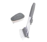 Ujjdwiurgh Cepillo Hidráulico para Lavado de Ollas con Manejar, Cepillo Automático para Llenado de Líquidos