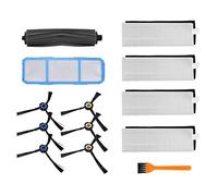 Ujjdwiurgh Cepillo principal para robot aspirador SSR1 SSRA1 A9S A9 A7, cepillo lateral de repuesto de piezas de filtro HEPA