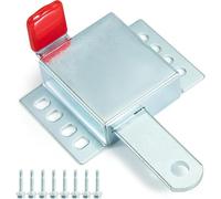 Ujjdwiurgh Cerradura de puerta de garaje de acero galvanizado resistente, pestillo deslizante de bloqueo para la mayoría de puertas de garaje