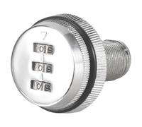 Ujjdwiurgh Cerradura mecánica de combinación de 3 dígitos de 30 mm, cerradura de contraseña sin llave, cerradura mecánica para buzón, puerta de gabinete C