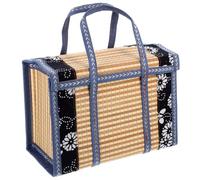 Ujjdwiurgh Cesta de Regalo Cesta de Regalo Cesta de Picnic de Bambú Cesta de Picnic Tejida A Mano Cesta de Almacenamiento OrganizacióN Al Aire Libre