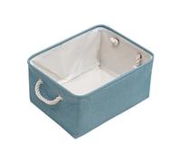 Ujjdwiurgh Cestas de Almacenamiento Plegables, Cestas de para Almacenamiento de Ropa Sucia, Caja Organizadora de CosméTicos de Escritorio, Caja Organizadora con Asa de Cuerda