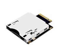 Ujjdwiurgh CFexpress Tipo B a NGFF M2 Mkey Nvme Tarjeta Adaptadora de ExtensióN Compatible con PCIe 3.0 4.0 X2