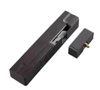 Ujjdwiurgh Cierrapuertas automático, cierre retráctil, cierre retráctil, negro e izquierdo