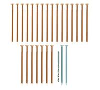 Ujjdwiurgh Clavos de cobre para matar árboles, clavos de cobre puro de 3.5 pulgadas a granel, clavos de extracción de tocones, clavos de hardware para árboles