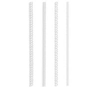 Ujjdwiurgh Clip protector de anillo de silicona transparente para anillos sueltos, ajustador, 4 tamaños