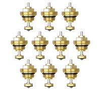 Ujjdwiurgh Colector de calefacción por suelo radiante, paquete de 6 unidades con núcleo de válvula de retorno M30 x 1,5, núcleo de válvula termostática