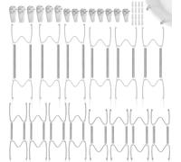 Ujjdwiurgh Colgadores de pared para platos de 6/8/10/12 pulgadas para platos decorativos de 5.5 a 12.5 pulgadas y Arts B