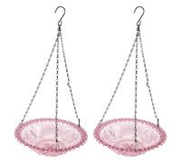 Ujjdwiurgh Comedero Colgante para Pájaros con Forma de de Pájaro, Bebedero para Pájaros para Decoración de Jardín Al Aire Libre, Suministros de Comedero para Pájaros, Color