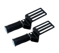 Ujjdwiurgh Cómodas piquetas metálicas plegables para motocicleta para crucero callejero, pedales de conducción mejorados, paquete de 2