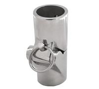 Ujjdwiurgh Conector de acoplamiento giratorio para mástil de barandilla de toldo, tubo de 25 mm, accesorios de hardware para barco