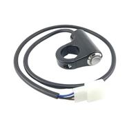 Ujjdwiurgh Conector de botón para interruptor de manillar de motocicleta de 22 mm para accesorios de bicicleta electrónica