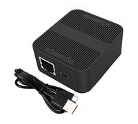 Ujjdwiurgh Conmutador Ethernet Gigabit RJ45, Divisor, Selector de Cable de Rojo de 1000Mbps, Miniconmutador de Rojo para PC, PortáTil, TV Box, Enrutador