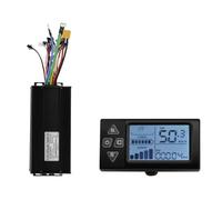 Ujjdwiurgh Controlador de accionamiento de motor sin escobillas S861 de 36 V, 48 V, 52 V, 45 A, 1500 W, 2000 W, kit LCD de color para reparación de scooter de bicicleta eléctrica de montaña