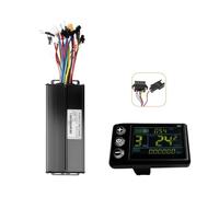 Ujjdwiurgh Controlador de motor sin escobillas de 36 V, 48 V, 52 V, 35 A, 1500 W + kit LCD a color S866 para modificación de scooter eléctrico de bicicleta de montaña
