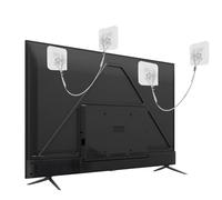 Ujjdwiurgh Correas ajustables para TV de 42 pulgadas, paquete de 6, anclajes antipuntas, no necesita taladro, para la seguridad del bebé